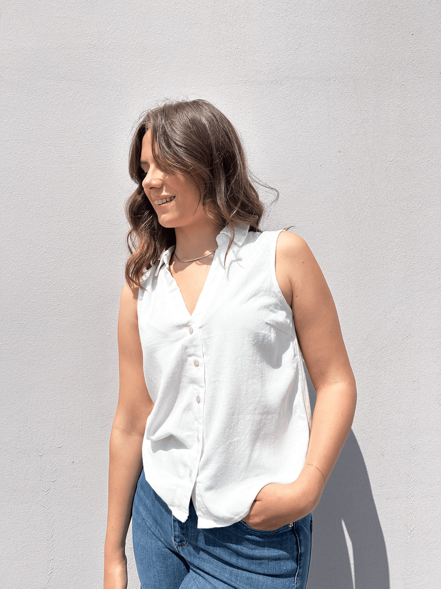 TOP CAMICETTA LINO