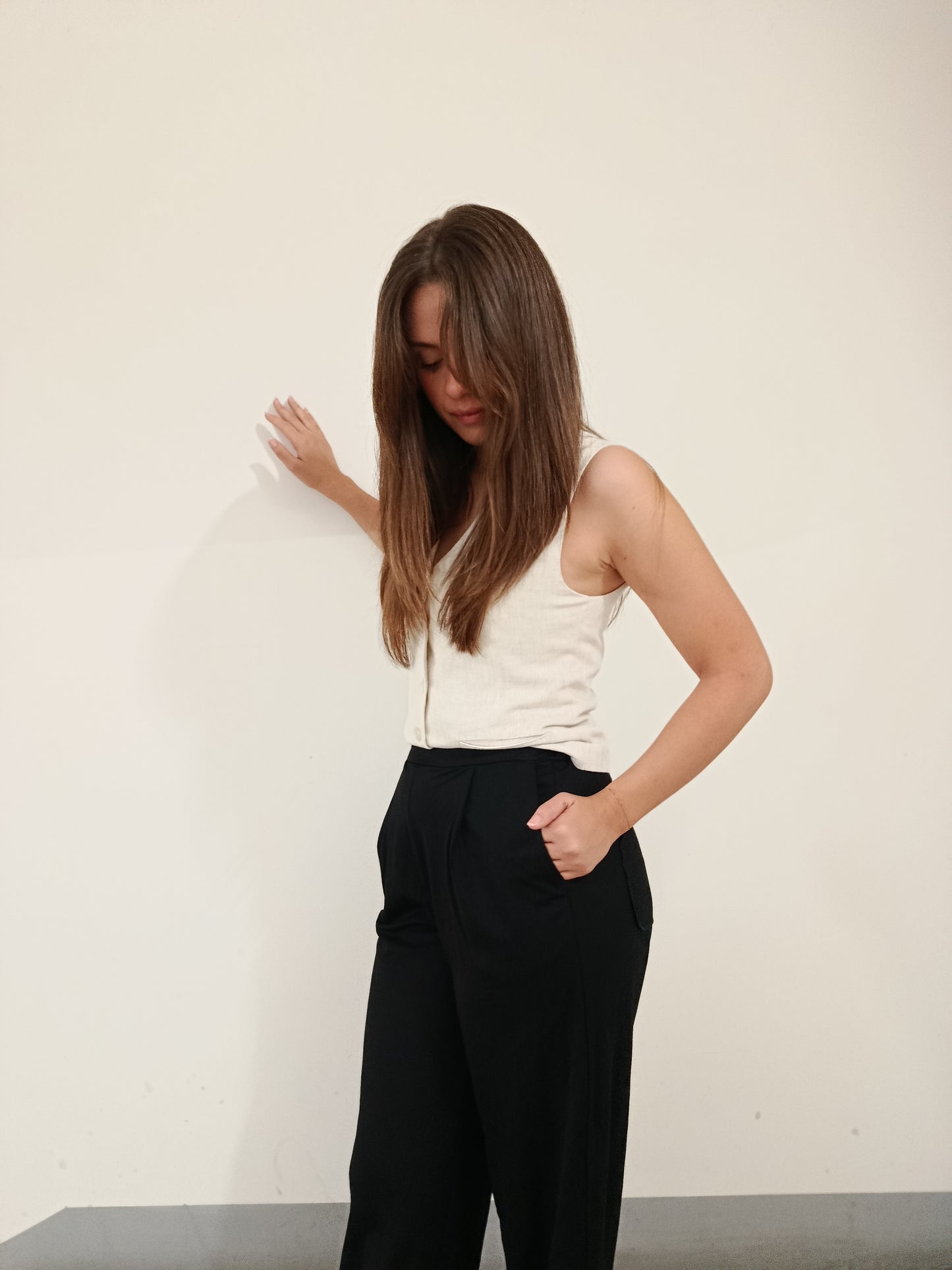 PANTALONE WIDE LEG BASIC