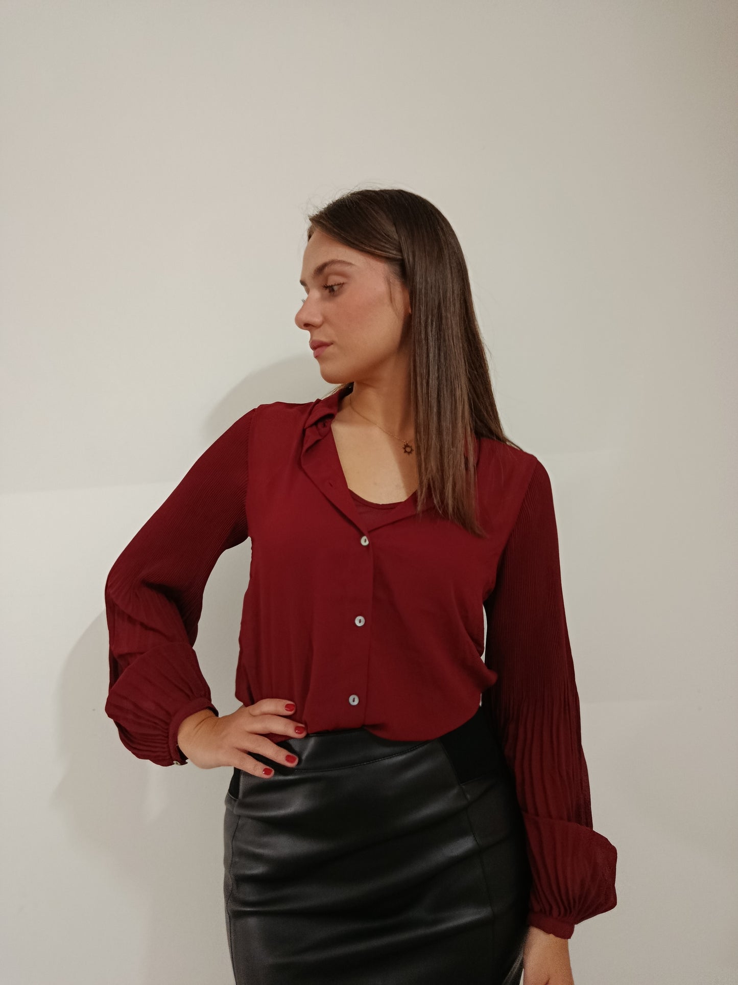 CAMICIA PLISSE'