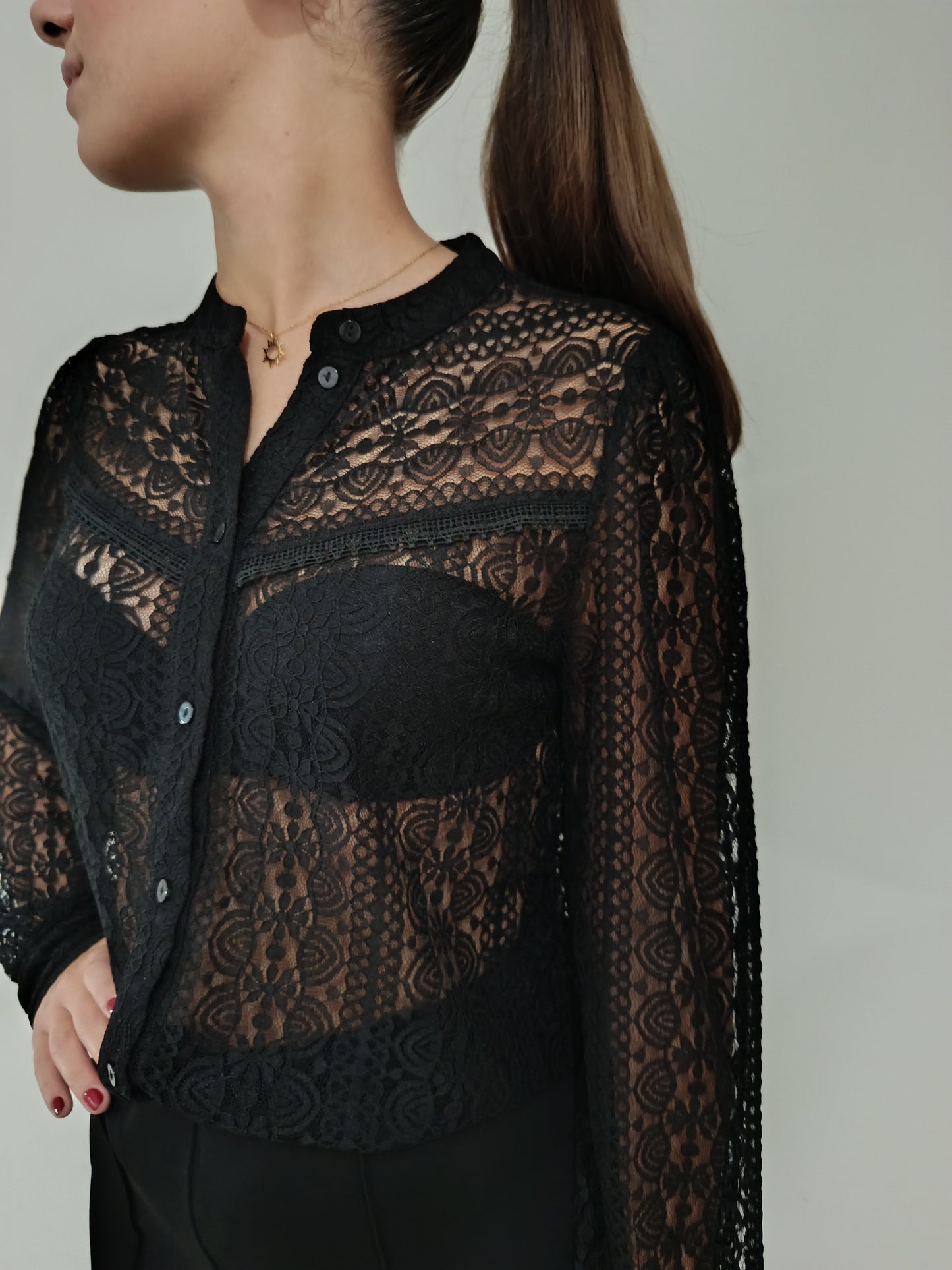 CAMICIA PIZZO