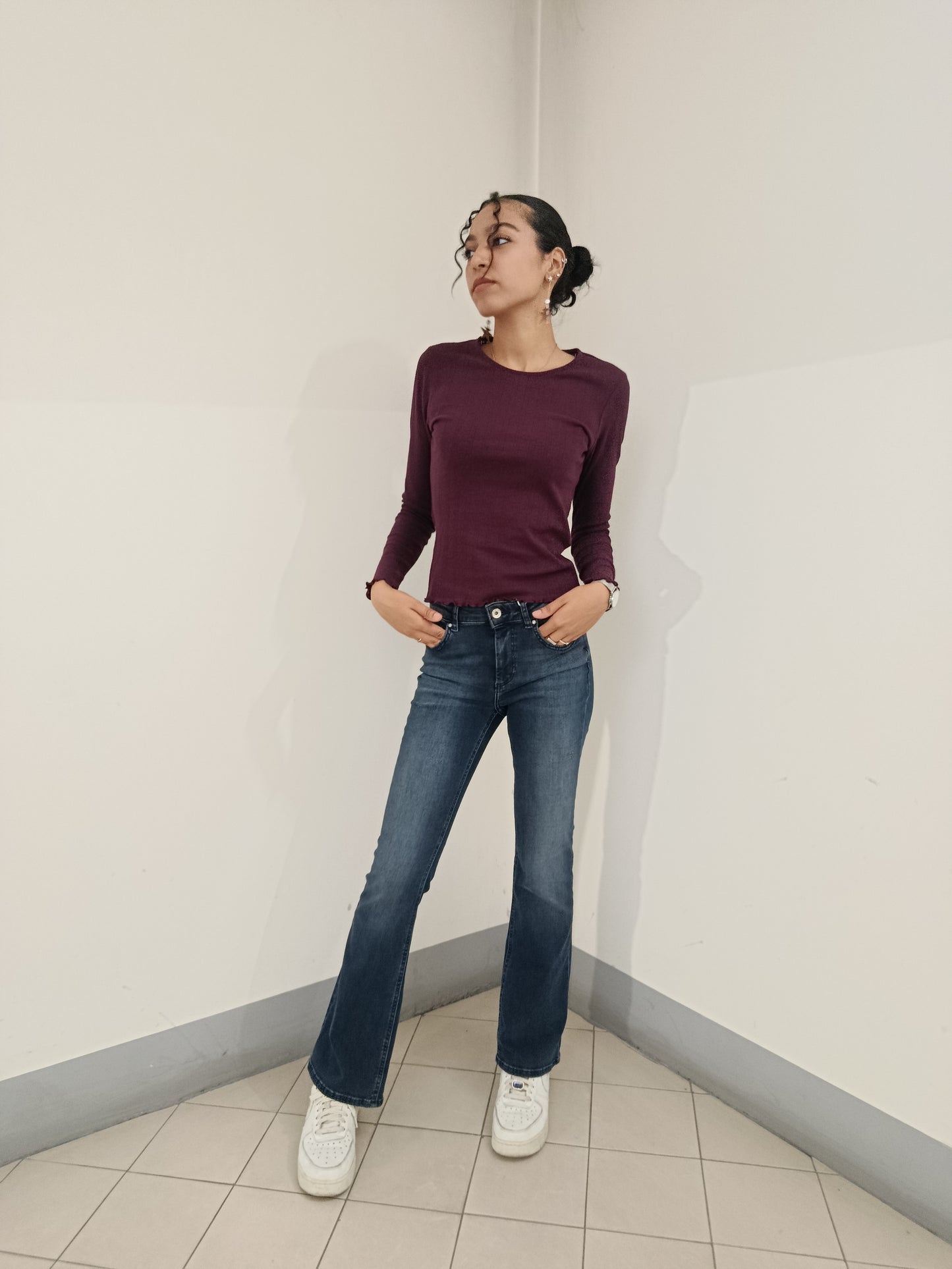 PULLOVER BASIC LAVORATO ONLY