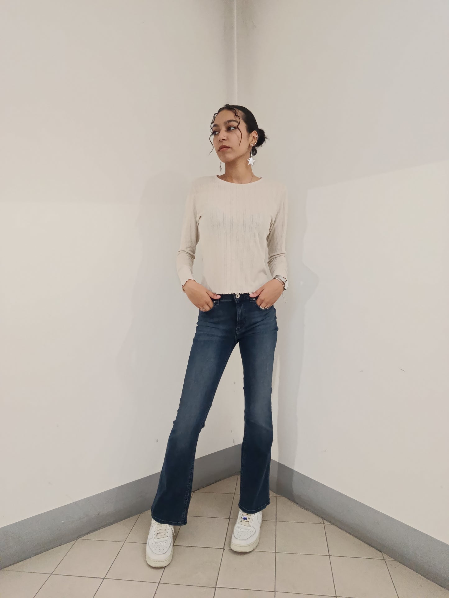 PULLOVER BASIC LAVORATO ONLY