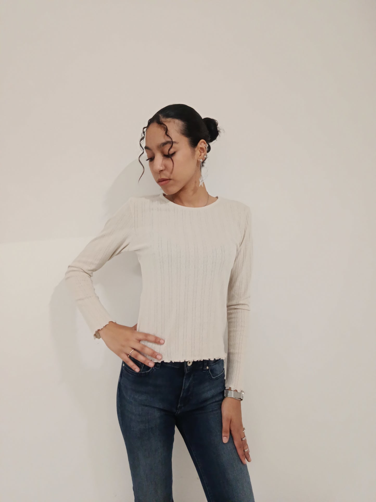 PULLOVER BASIC LAVORATO ONLY