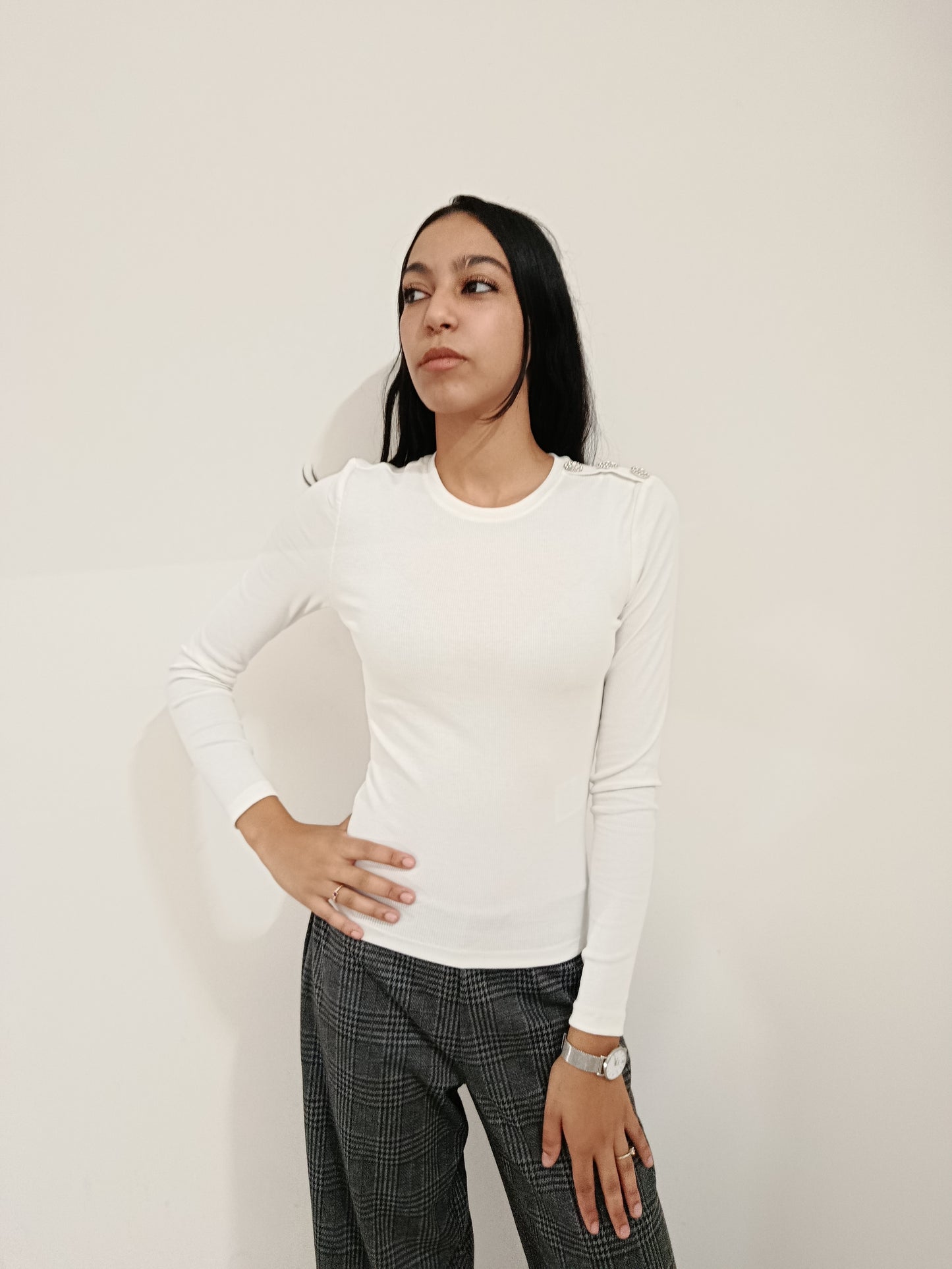 PULLOVER BOTTONE GIOIELLO ONLY