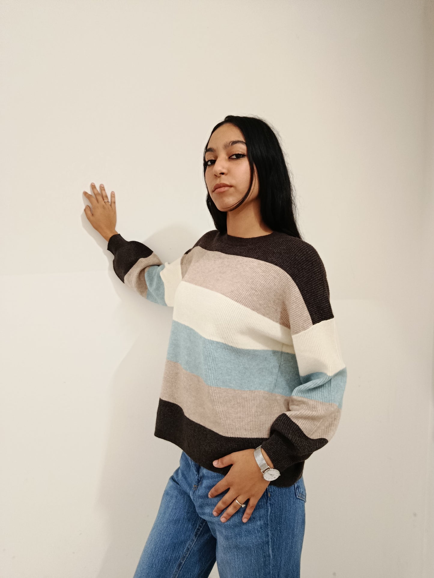 PULLOVER RIGHE LARGHE ONLY