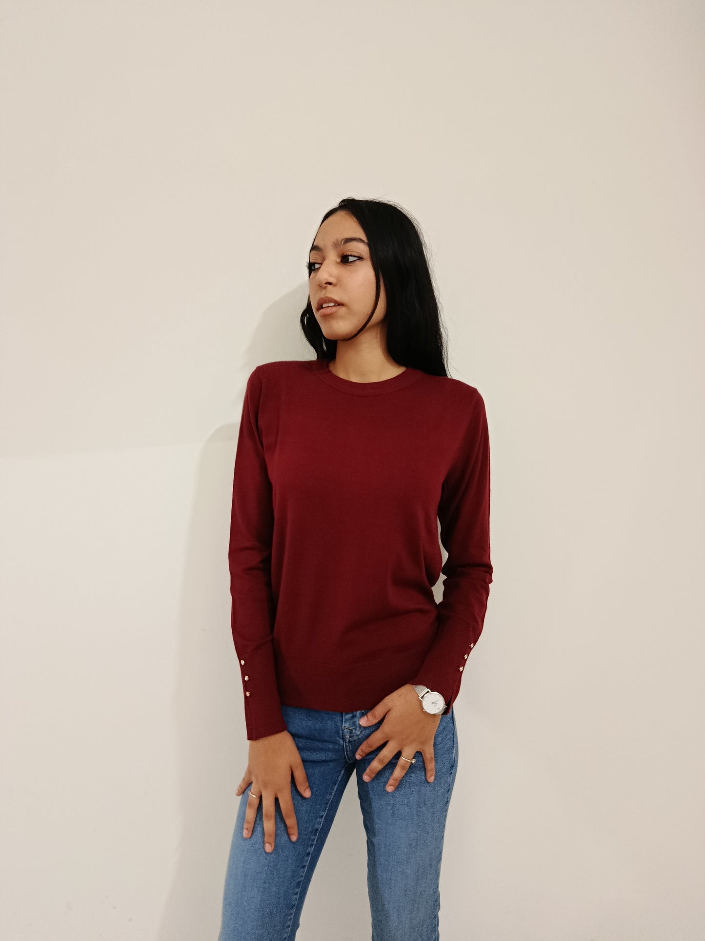 PULLOVER BOTTONI POLSO JDY