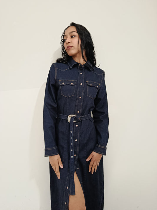 ABITO LUNGO DENIM ONLY