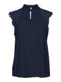 BLUSA CON MANICHE IN PIZZO VERO MODA