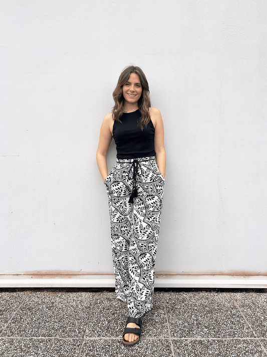 PANTALONE WIDE LEG BALI