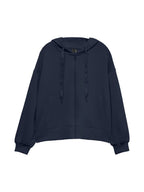 FELPA CROPPED CON CAPPUCCIO VERO MODA