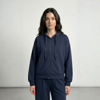 FELPA CROPPED CON CAPPUCCIO VERO MODA