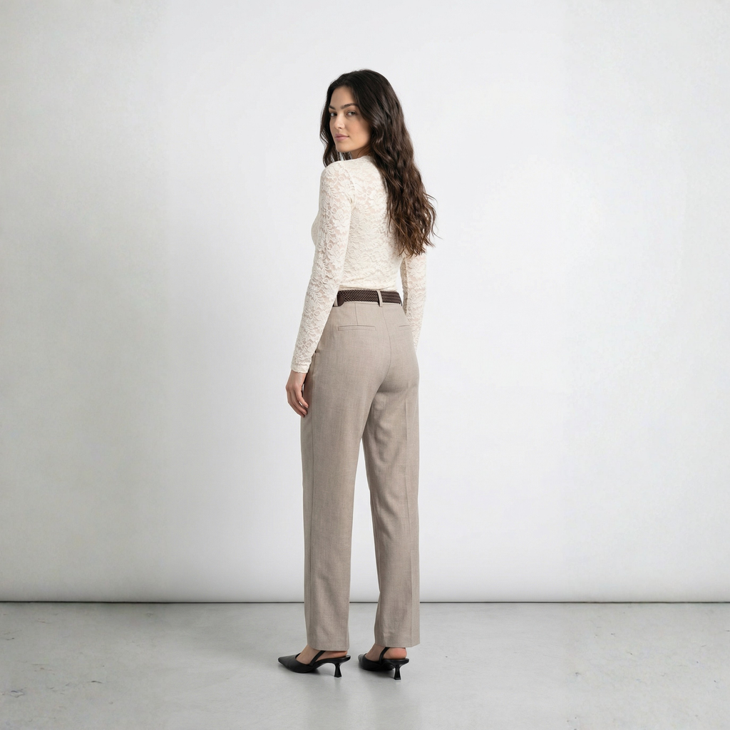 TOP IN PIZZO MANICHE LUNGHE ONLY
