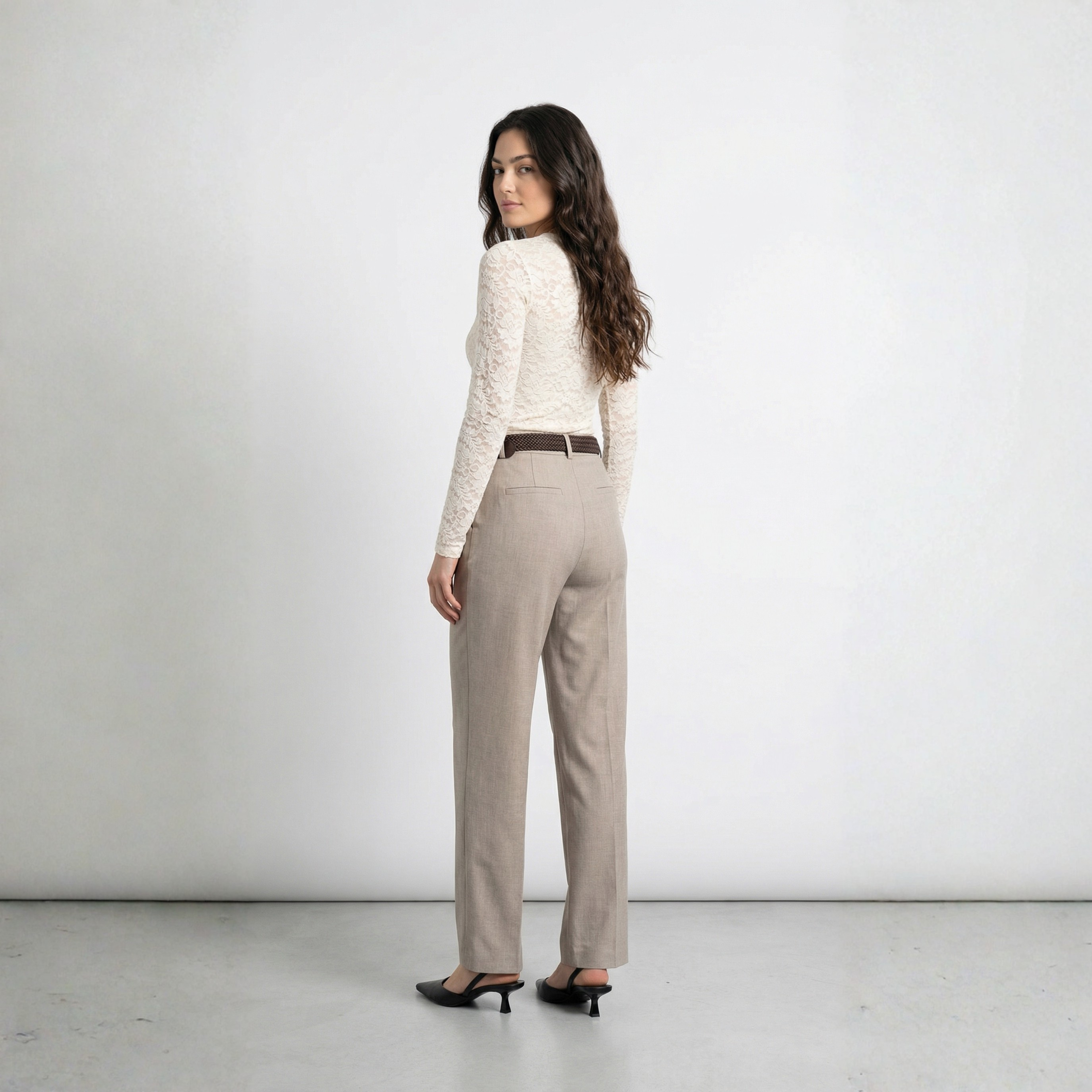 TOP IN PIZZO MANICHE LUNGHE ONLY