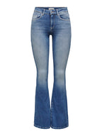 JEANS FLARED BLUSH ONLY