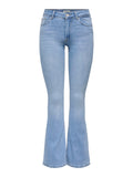 JEANS FLARED BLUSH ONLY