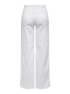 JEANS WIDE LEG MADISON BIANCO ONLY