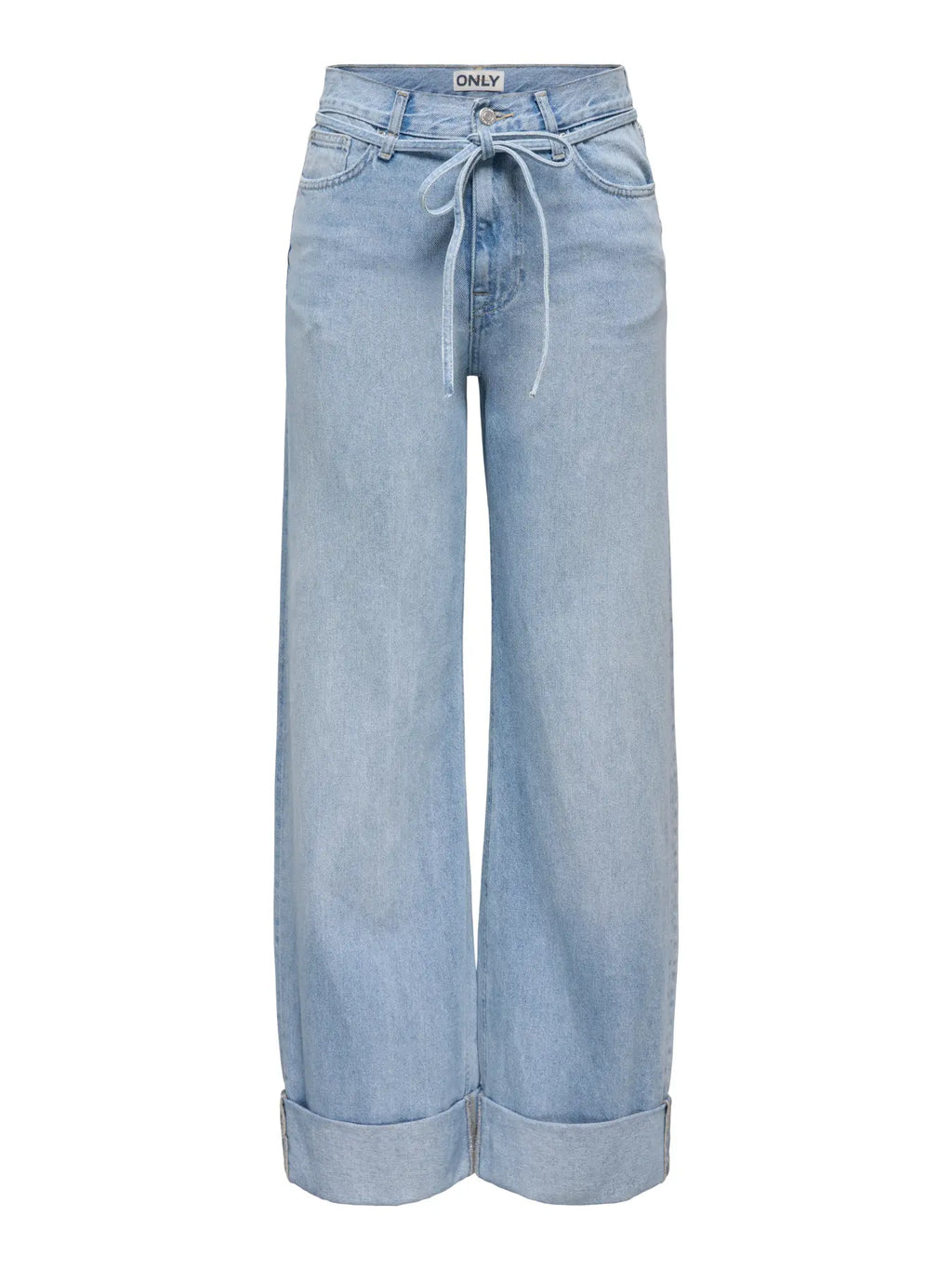 JEANS WIDE LEG CON CINTURA FIOCCO ONLY
