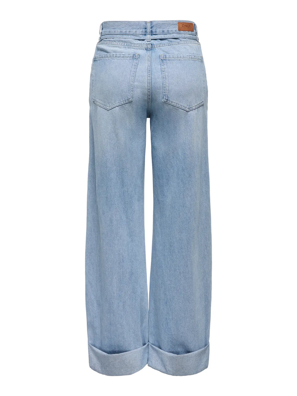JEANS WIDE LEG CON CINTURA FIOCCO ONLY