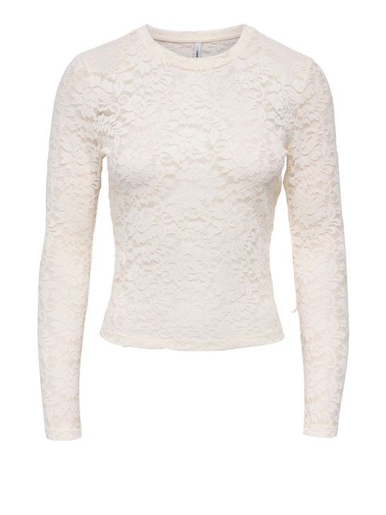 TOP IN PIZZO MANICHE LUNGHE ONLY