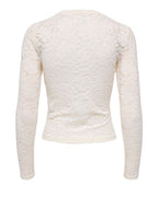 TOP IN PIZZO MANICHE LUNGHE ONLY