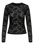 TOP IN PIZZO MANICHE LUNGHE ONLY