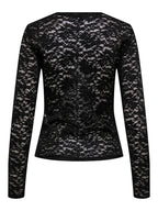 TOP IN PIZZO MANICHE LUNGHE ONLY