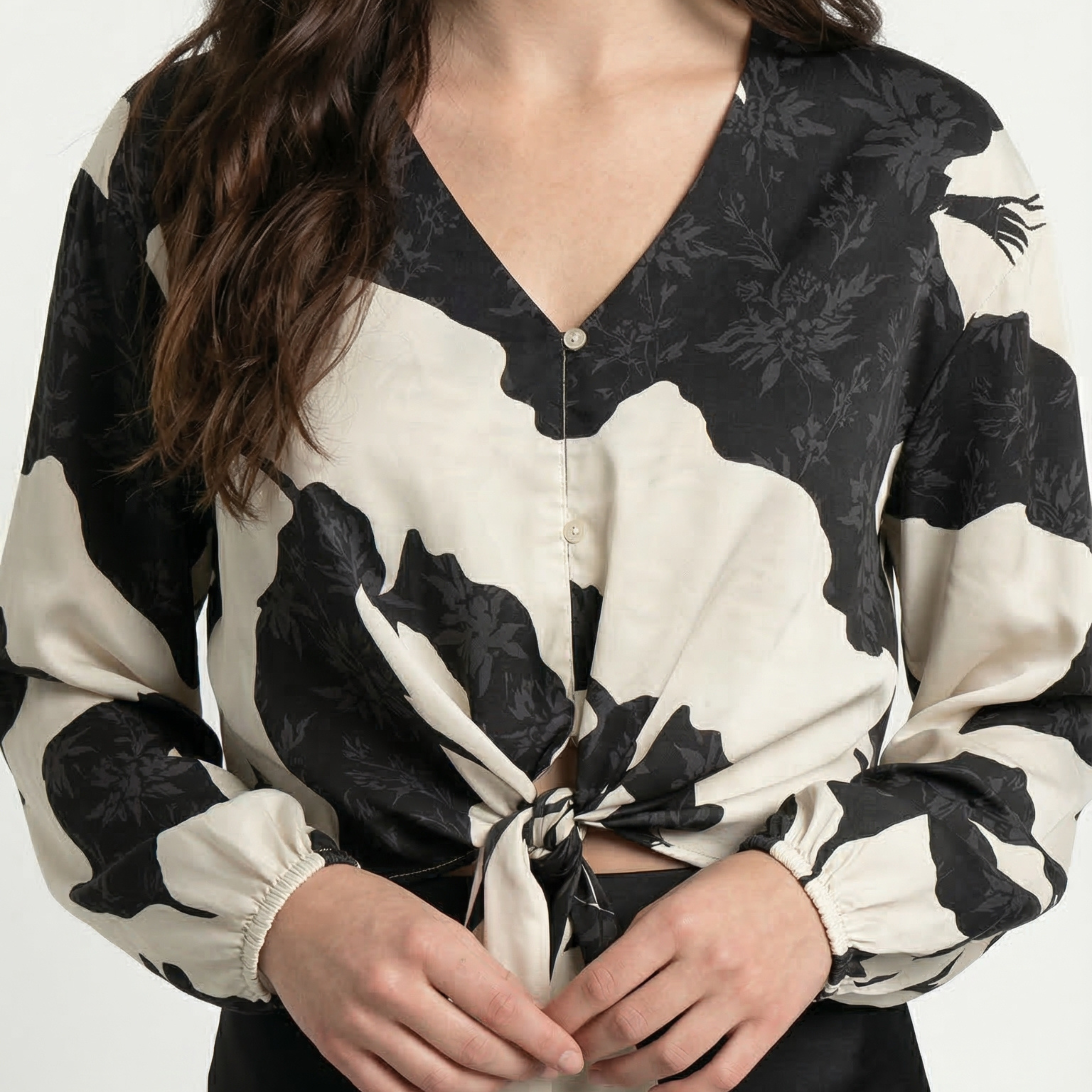 CAMICIA CROPPED FREY ONLY