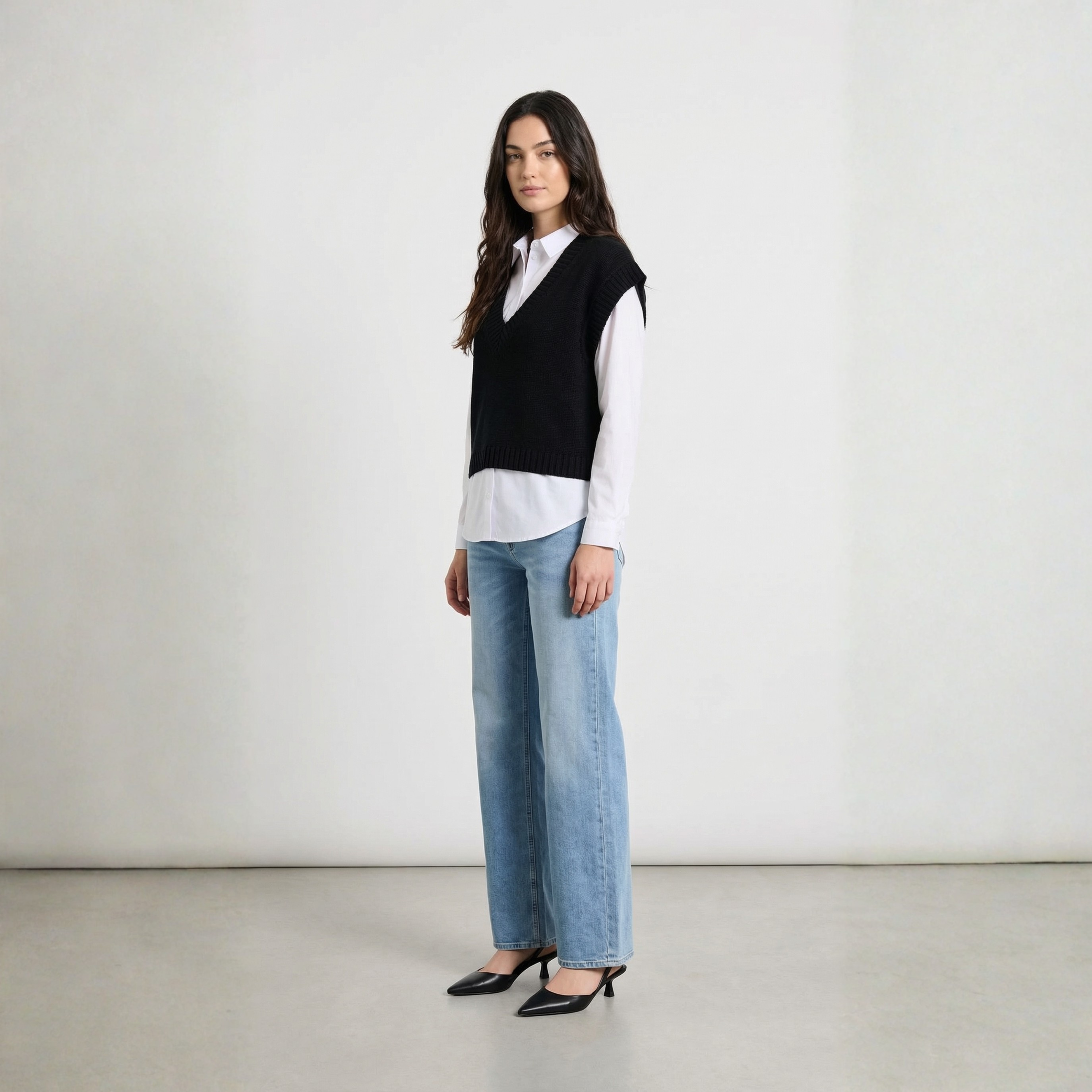 GILET SCOLLO A V TWO WAY