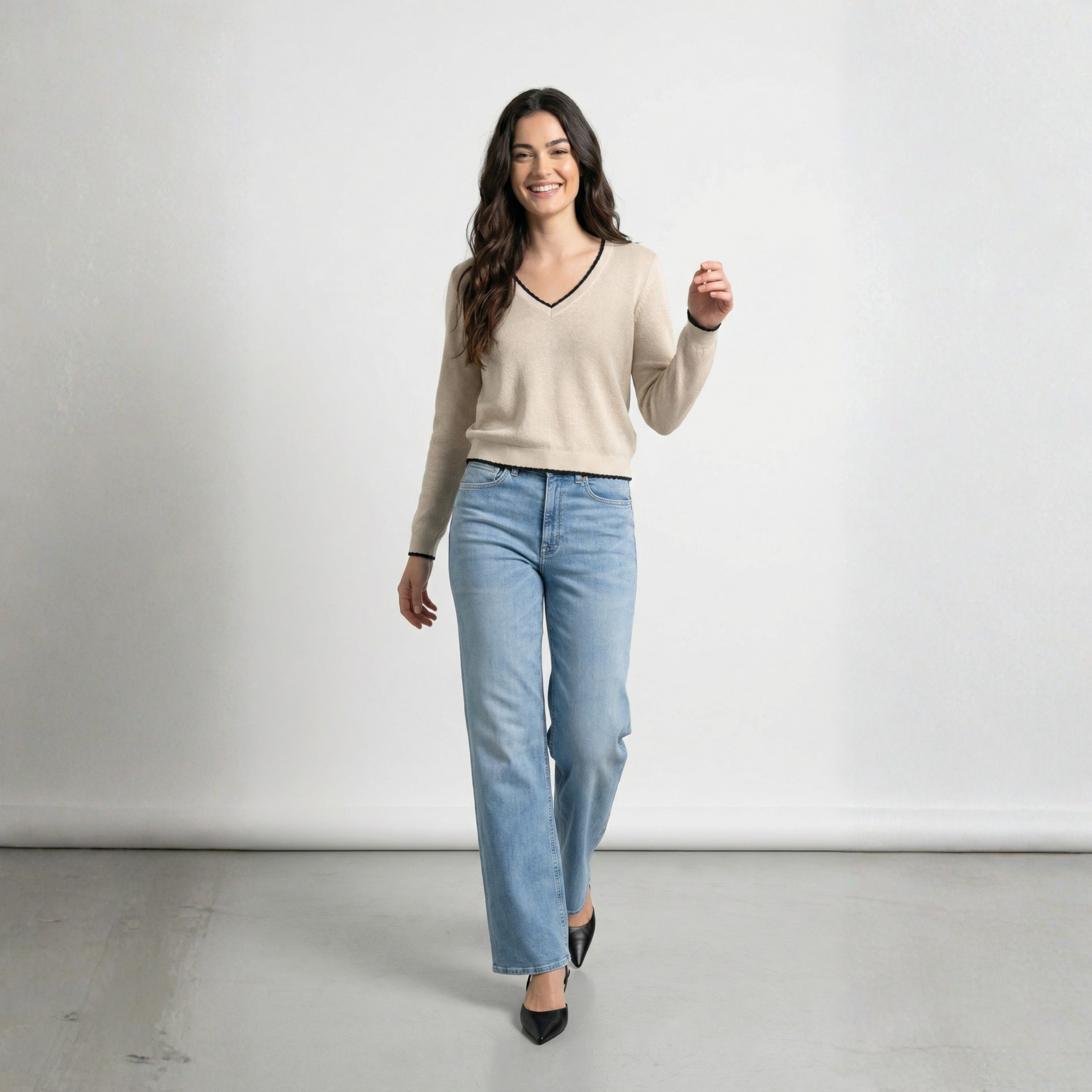 PULLOVER SCOLLO A V VERO MODA