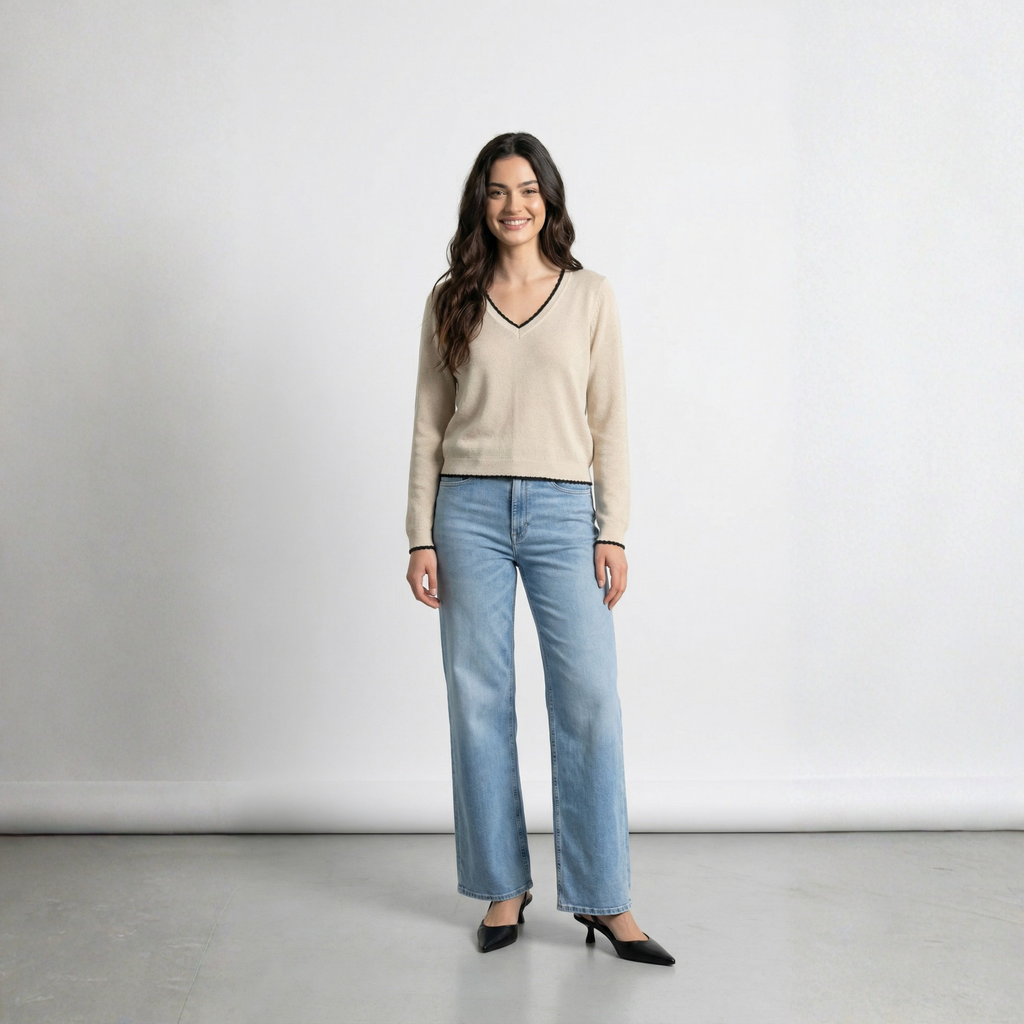 PULLOVER SCOLLO A V VERO MODA