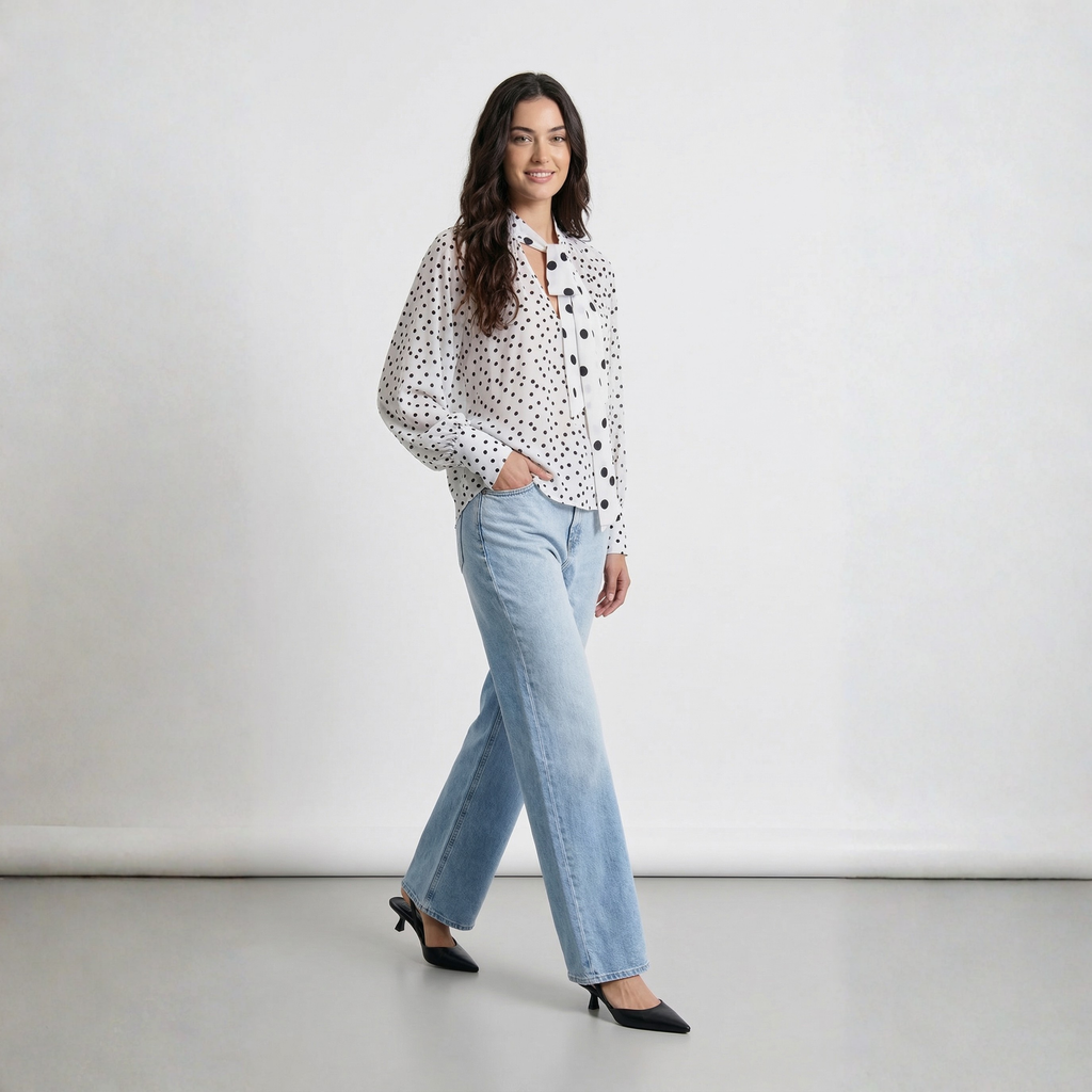 BLUSA FIOCCO POIS TWO WAY