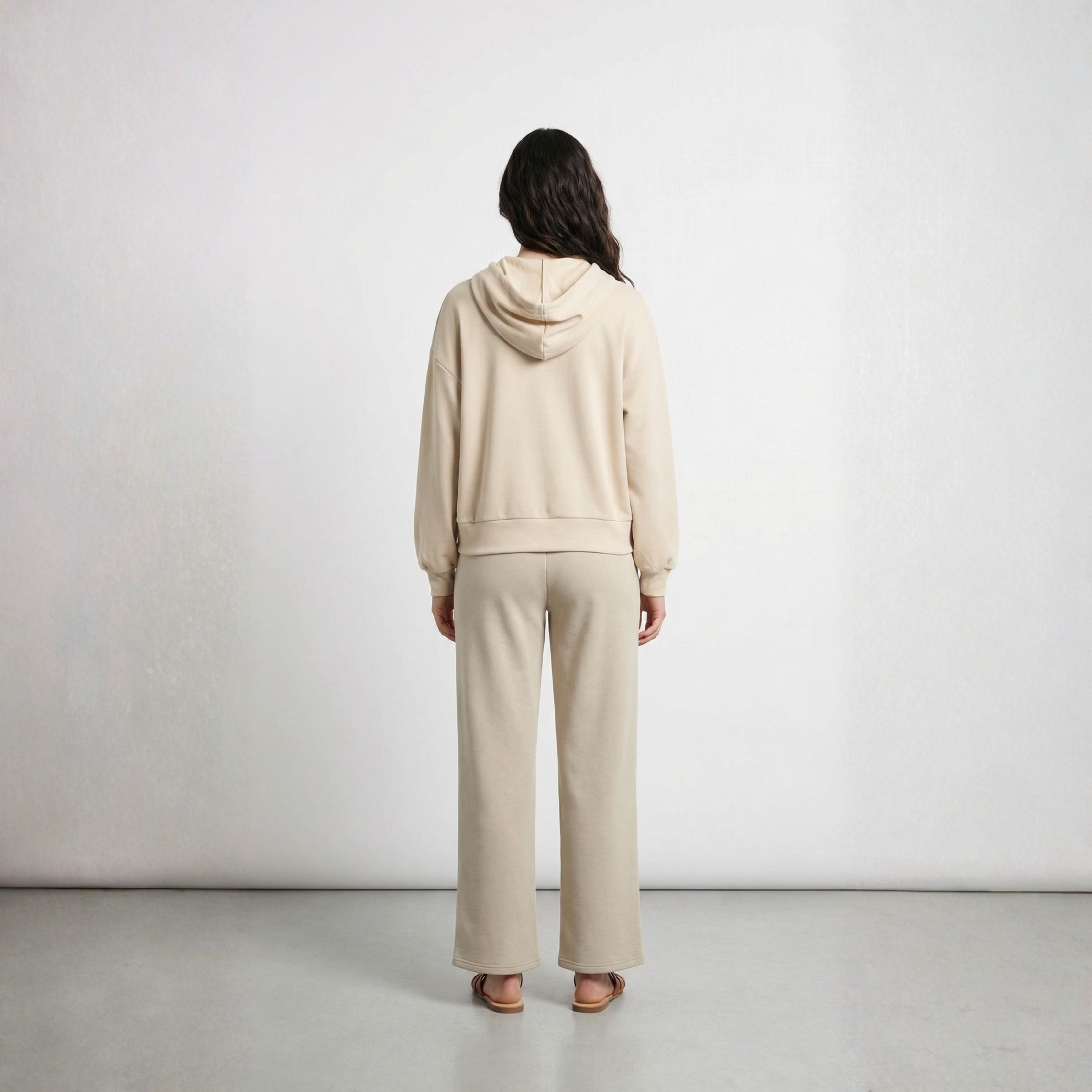FELPA CROPPED CON CAPPUCCIO VERO MODA