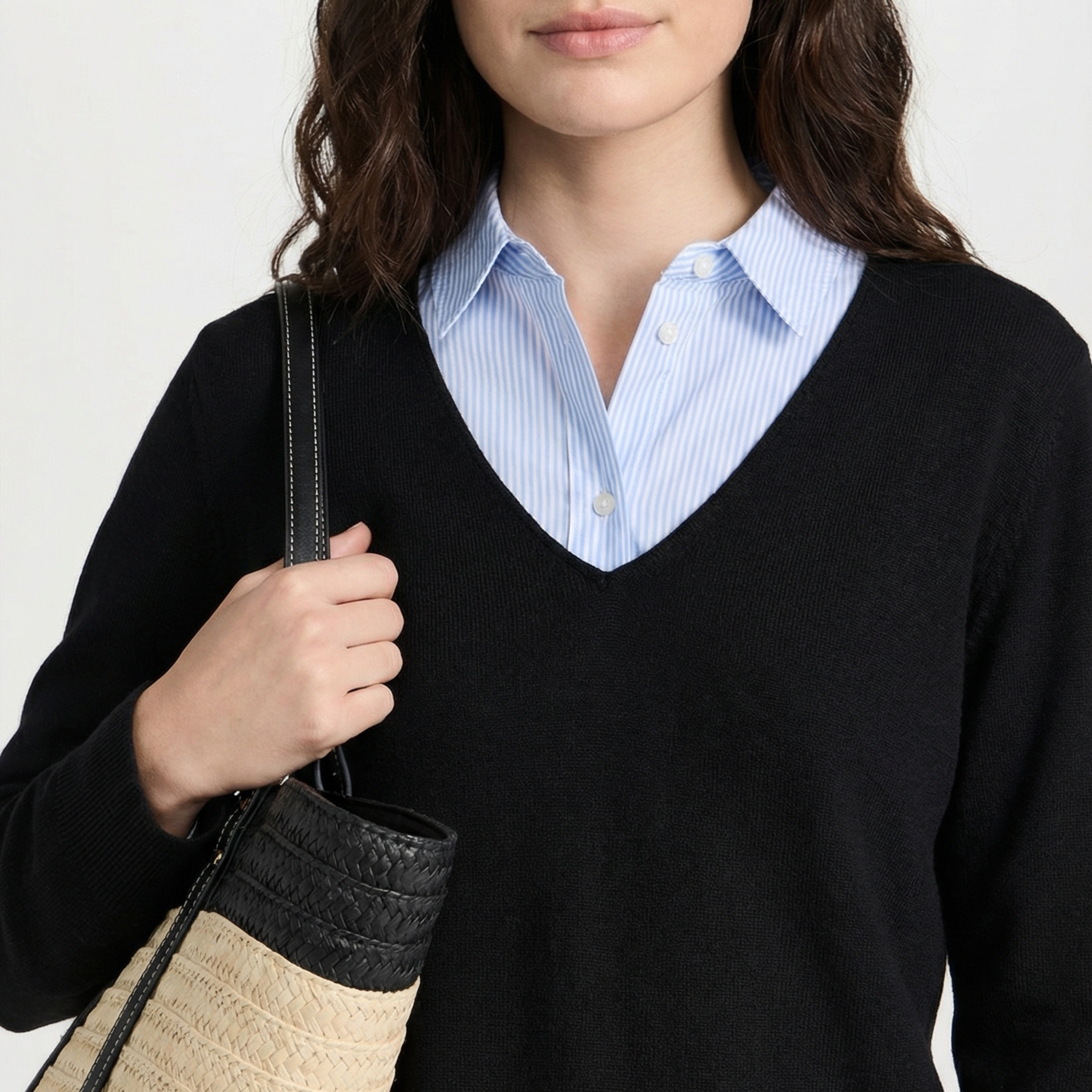 PULLOVER SCOLLO V VERO MODA