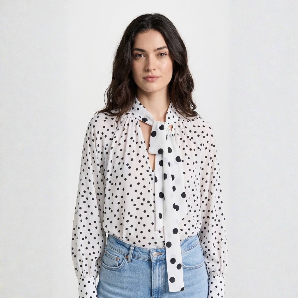BLUSA FIOCCO POIS TWO WAY