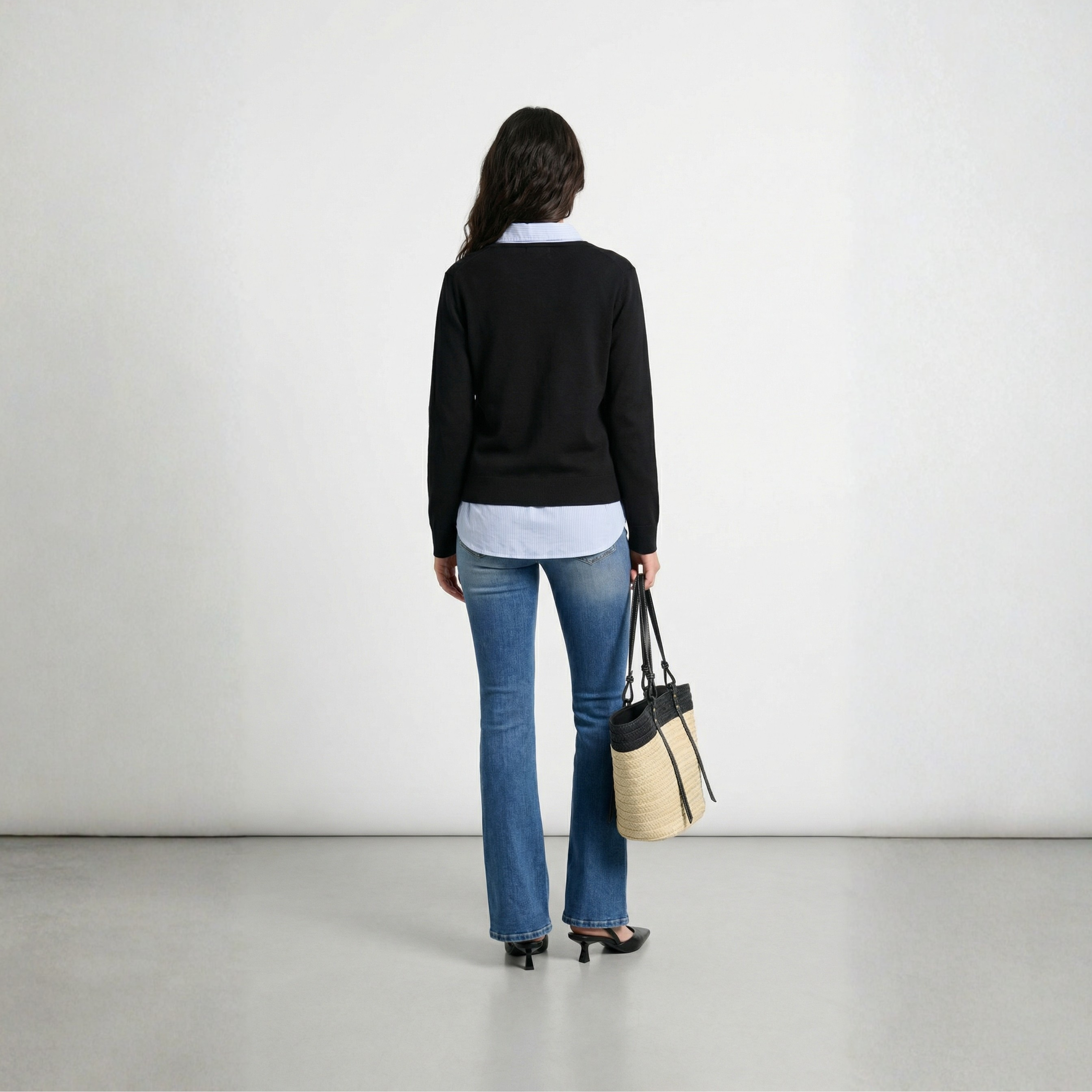 PULLOVER SCOLLO V VERO MODA