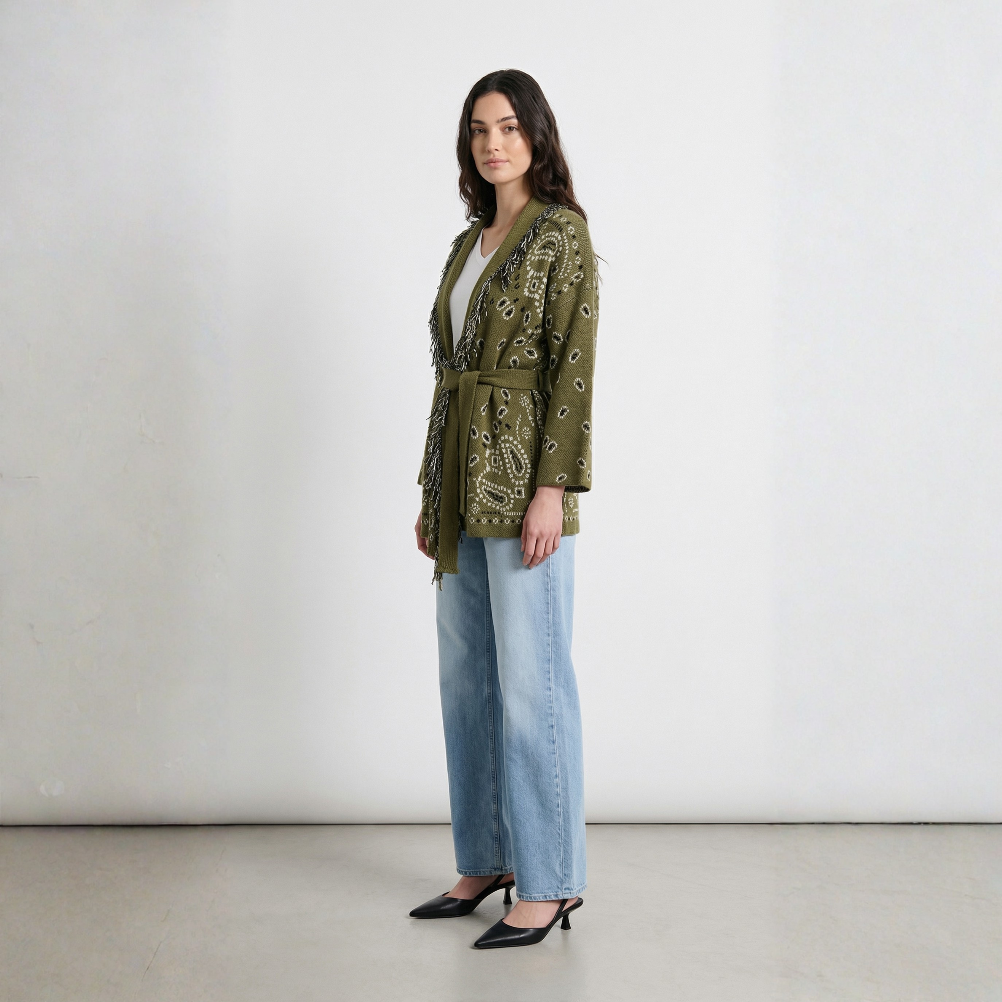 CARDIGAN PAISLEY TWO WAY