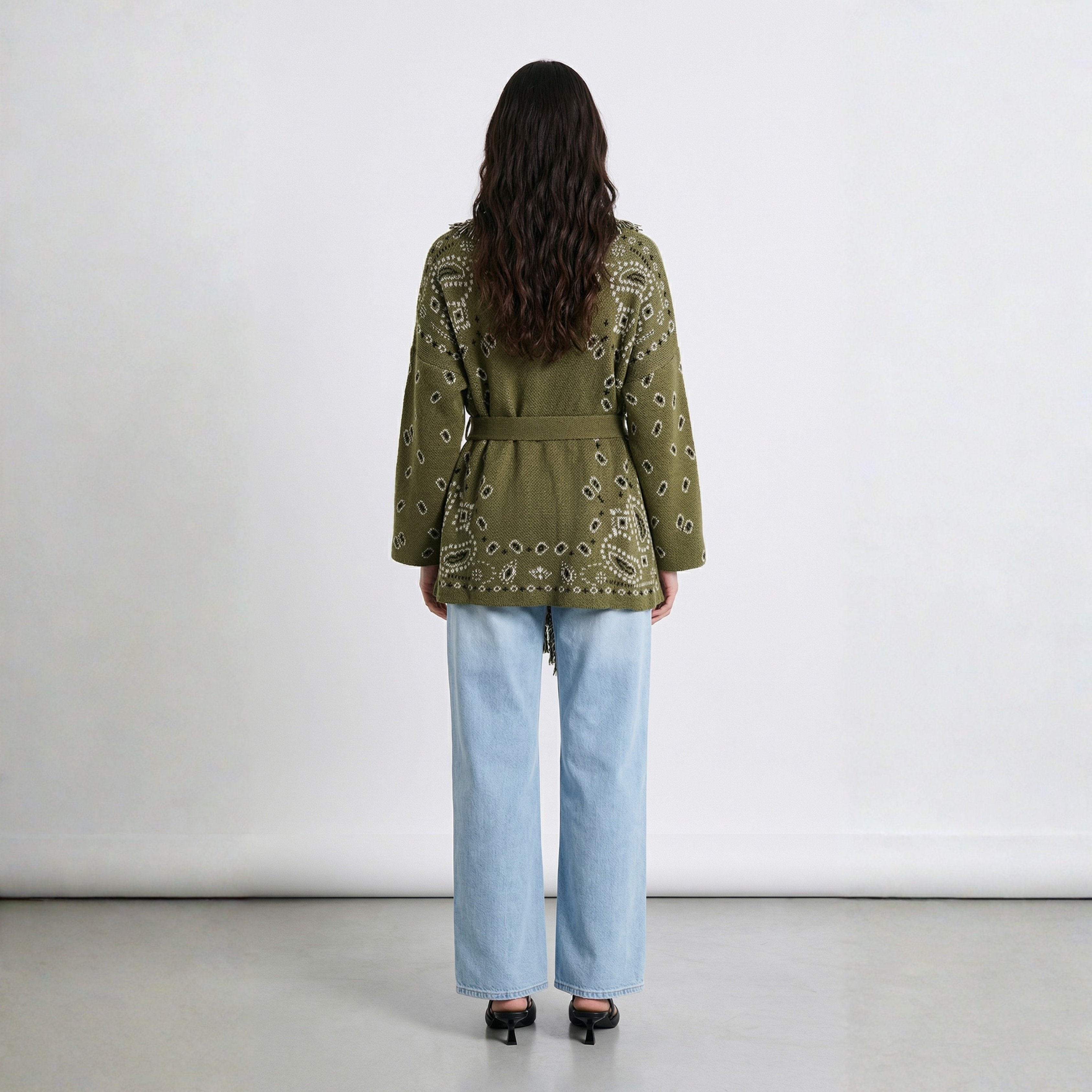 CARDIGAN PAISLEY TWO WAY