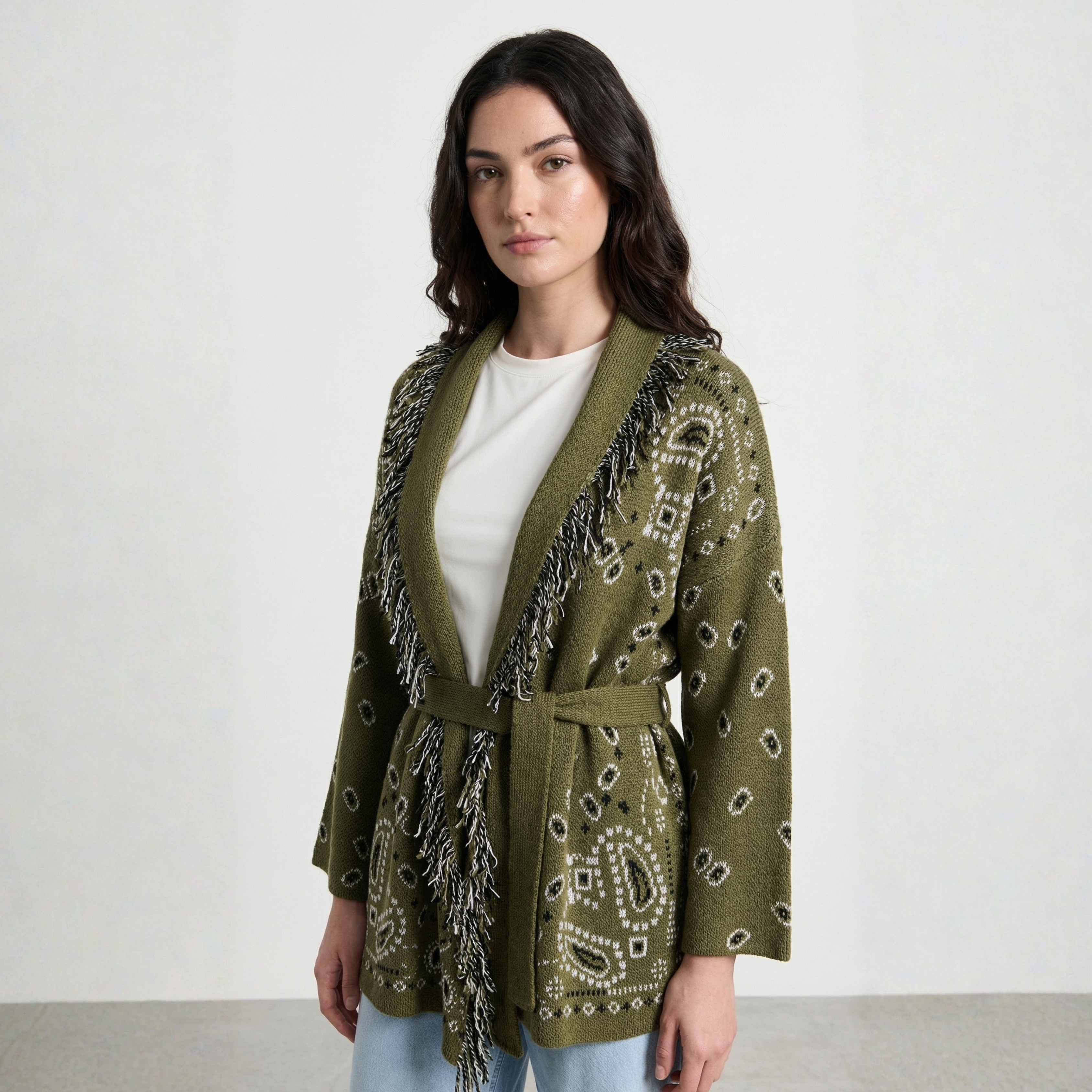 CARDIGAN PAISLEY TWO WAY