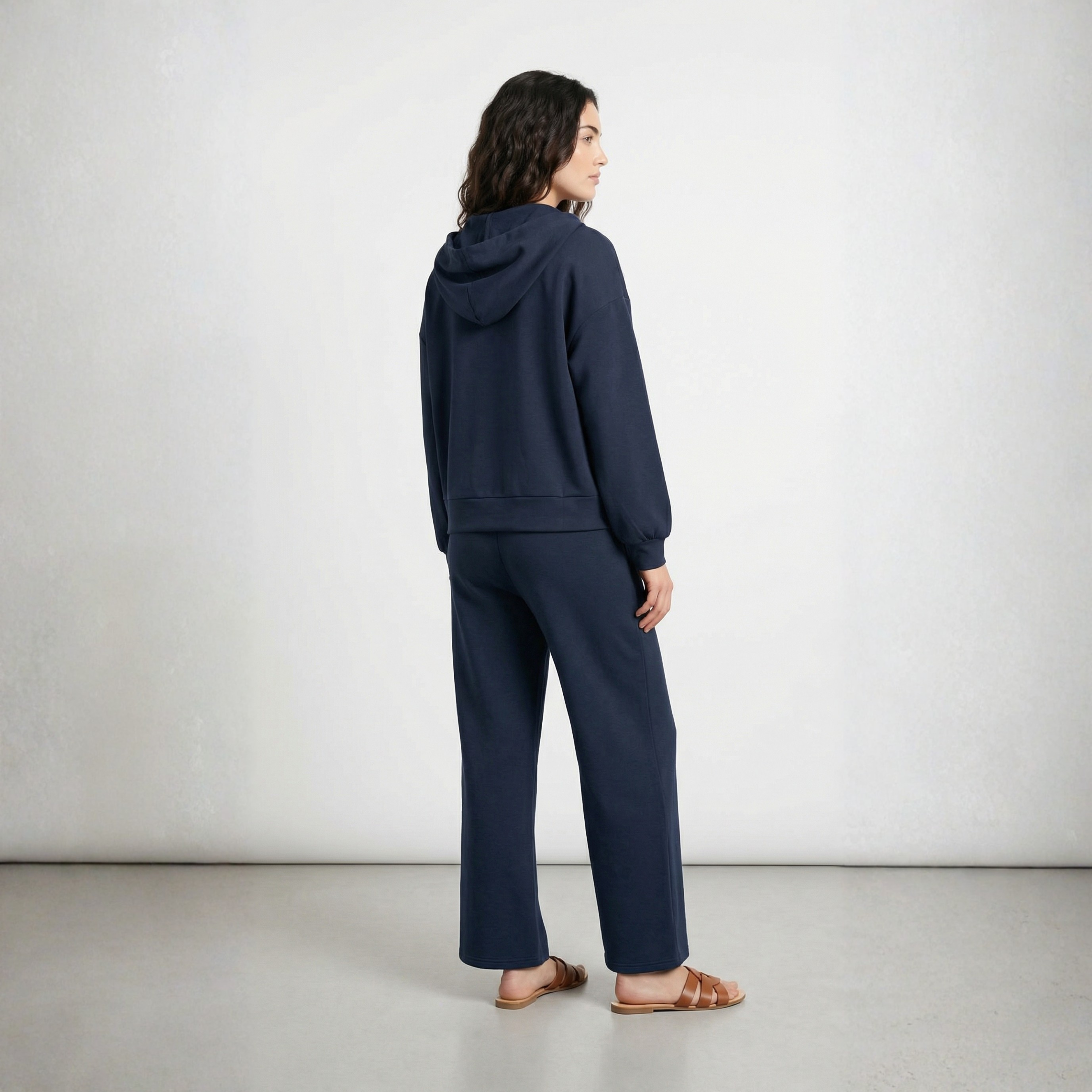 FELPA CROPPED CON CAPPUCCIO VERO MODA