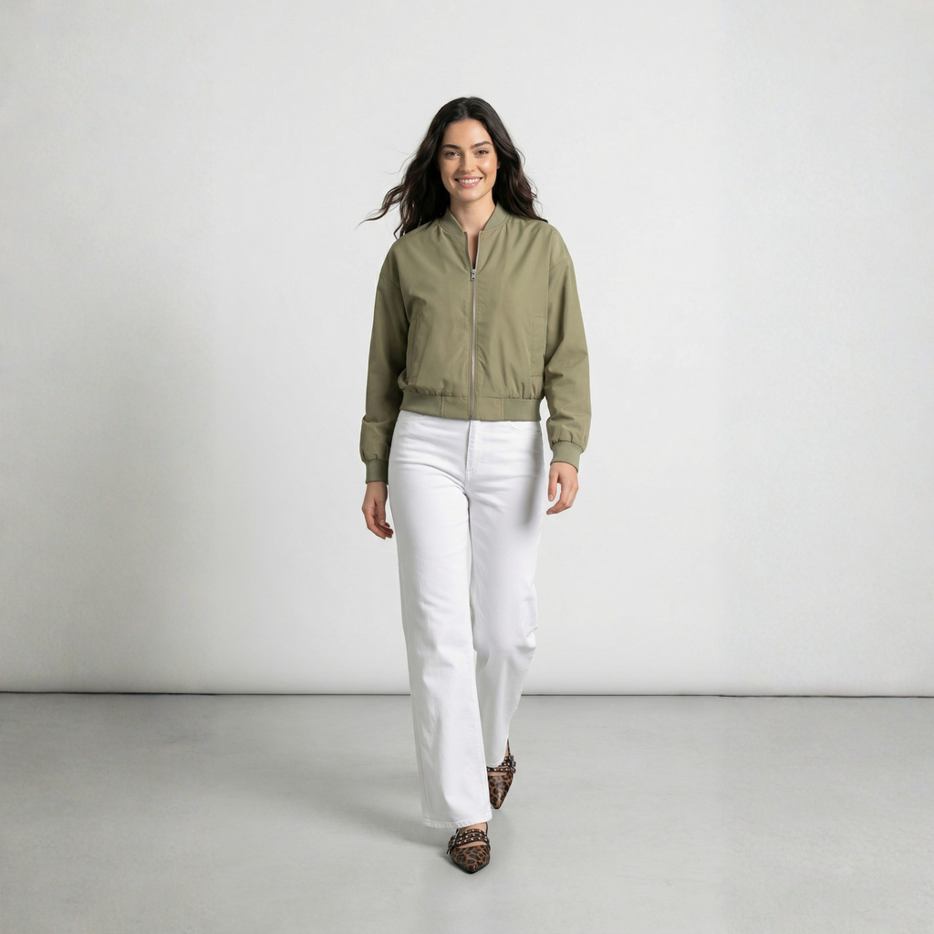 BOMBER CROPPED JJXX