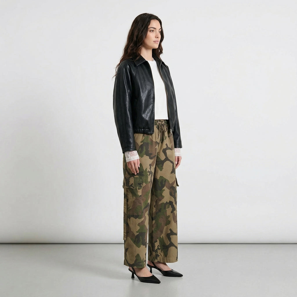 BOMBER CROPPED TWO WAY