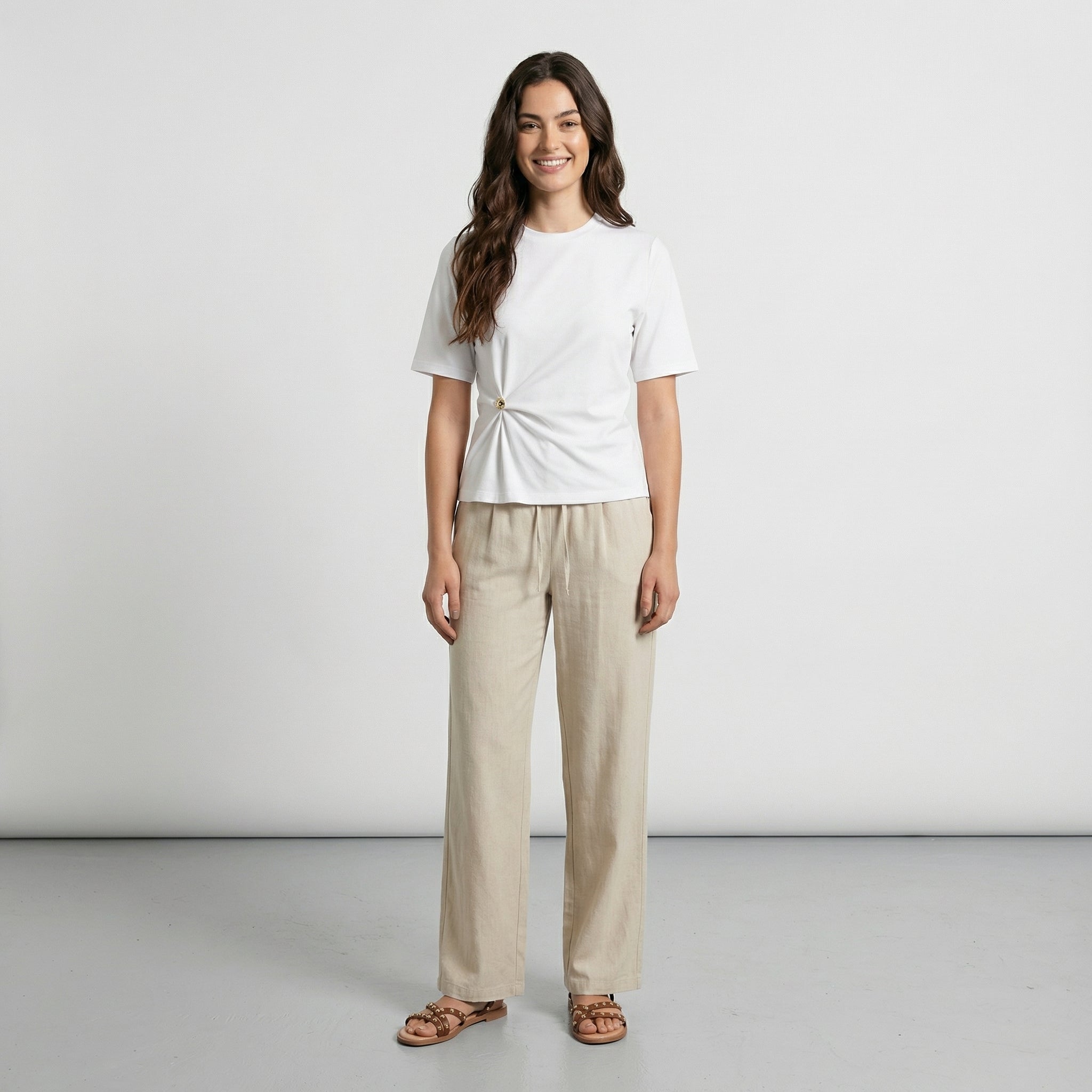 PANTALONE LINO VERO MODA