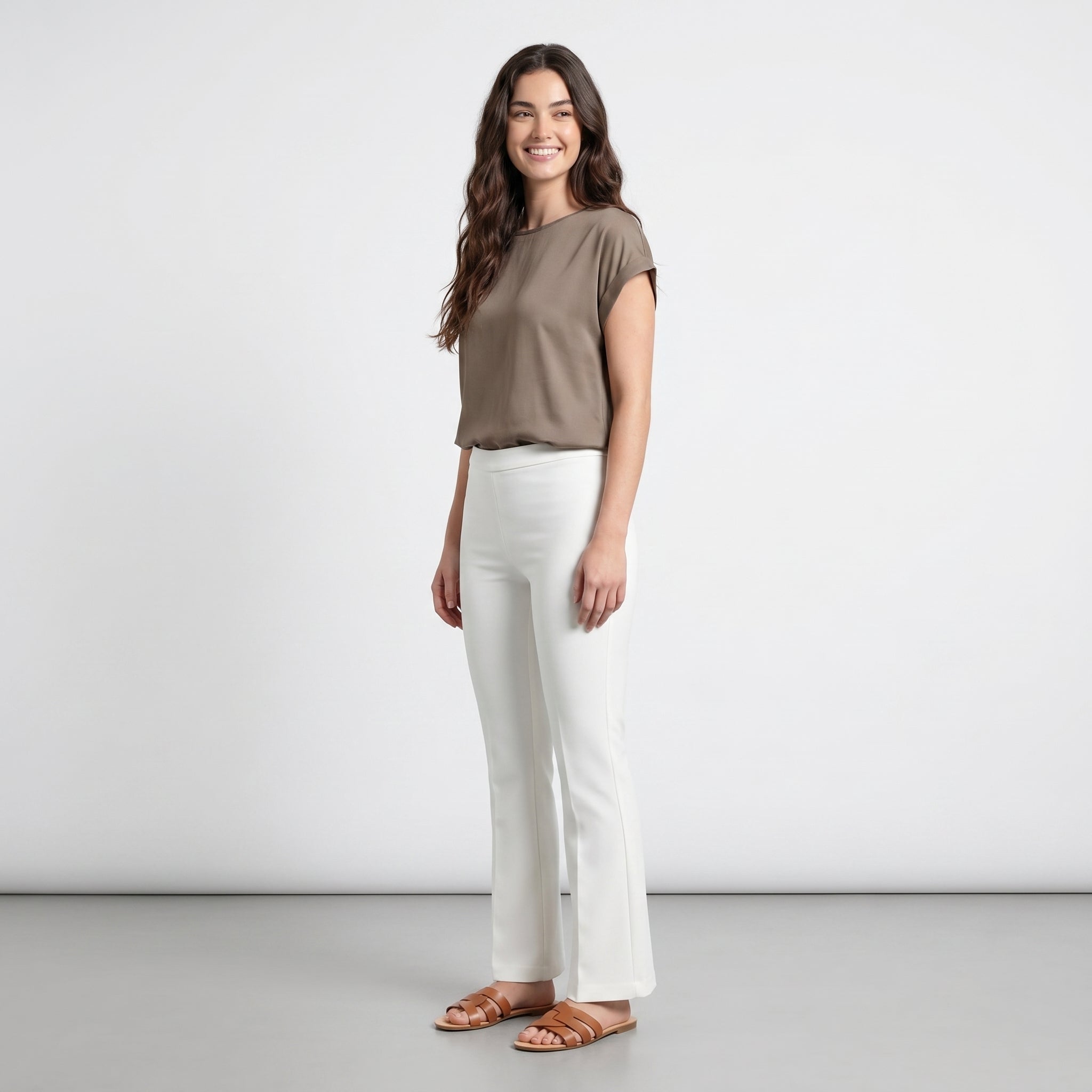 BLUSA CLASSICA IN SATIN ONLY