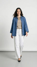 JEANS WIDE LEG MADISON BIANCO ONLY