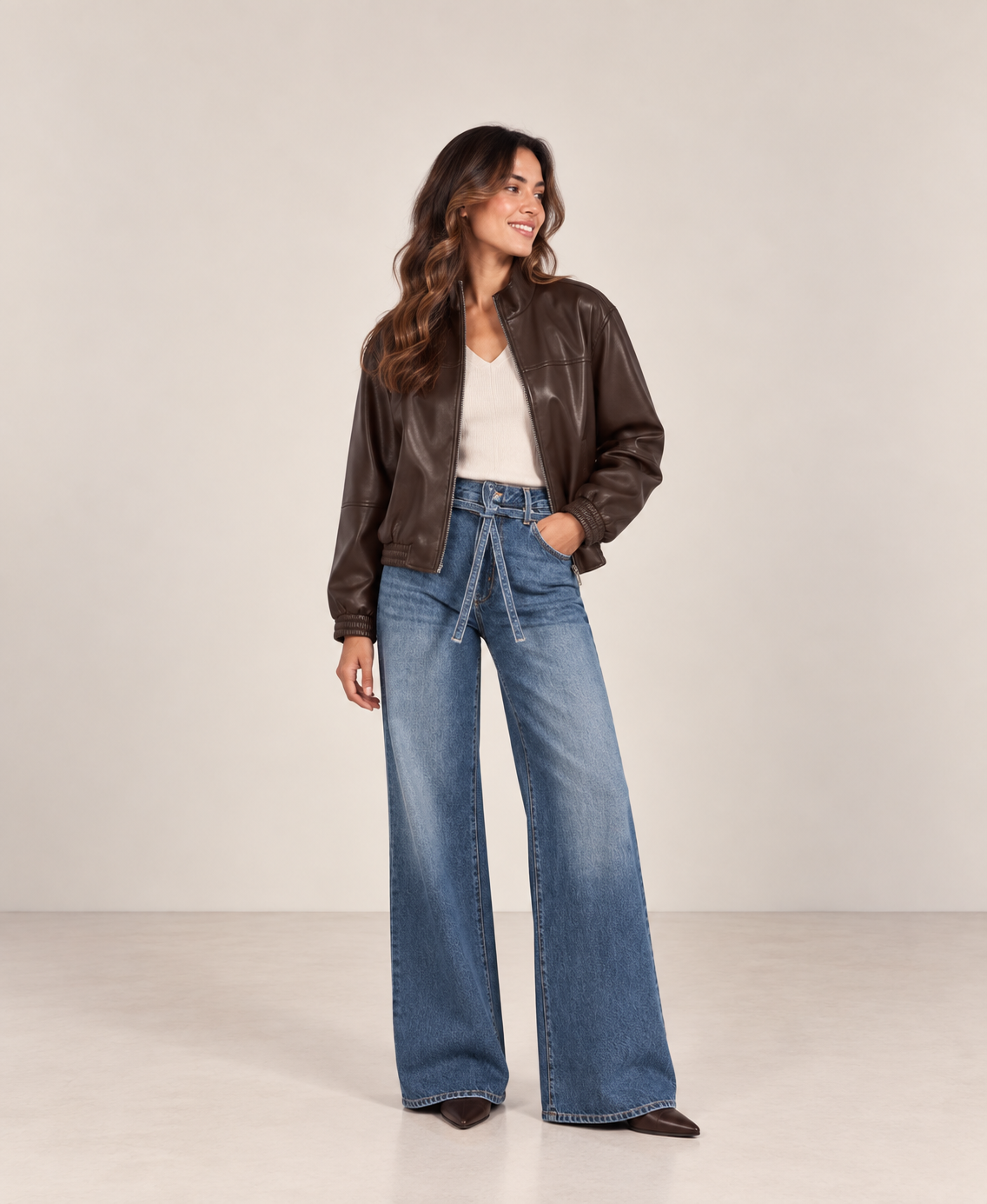 BOMBER ECOPELLE VERO MODA