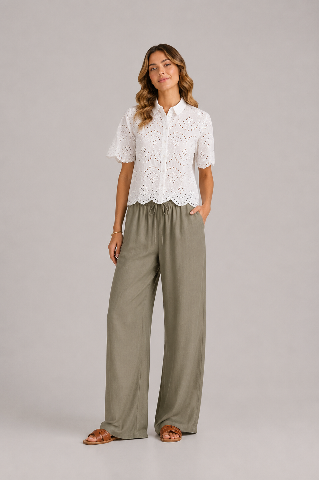 CAMICIA SANGALLO CROPPED ONLY