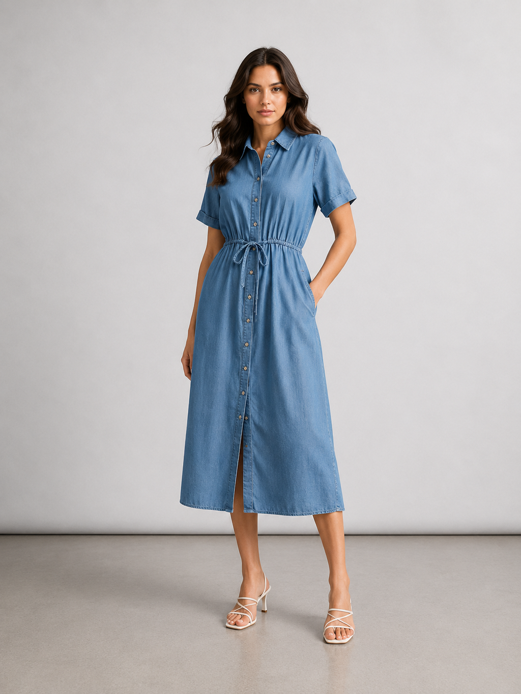 ABITO CHAMBRAY CHARIS ONLY
