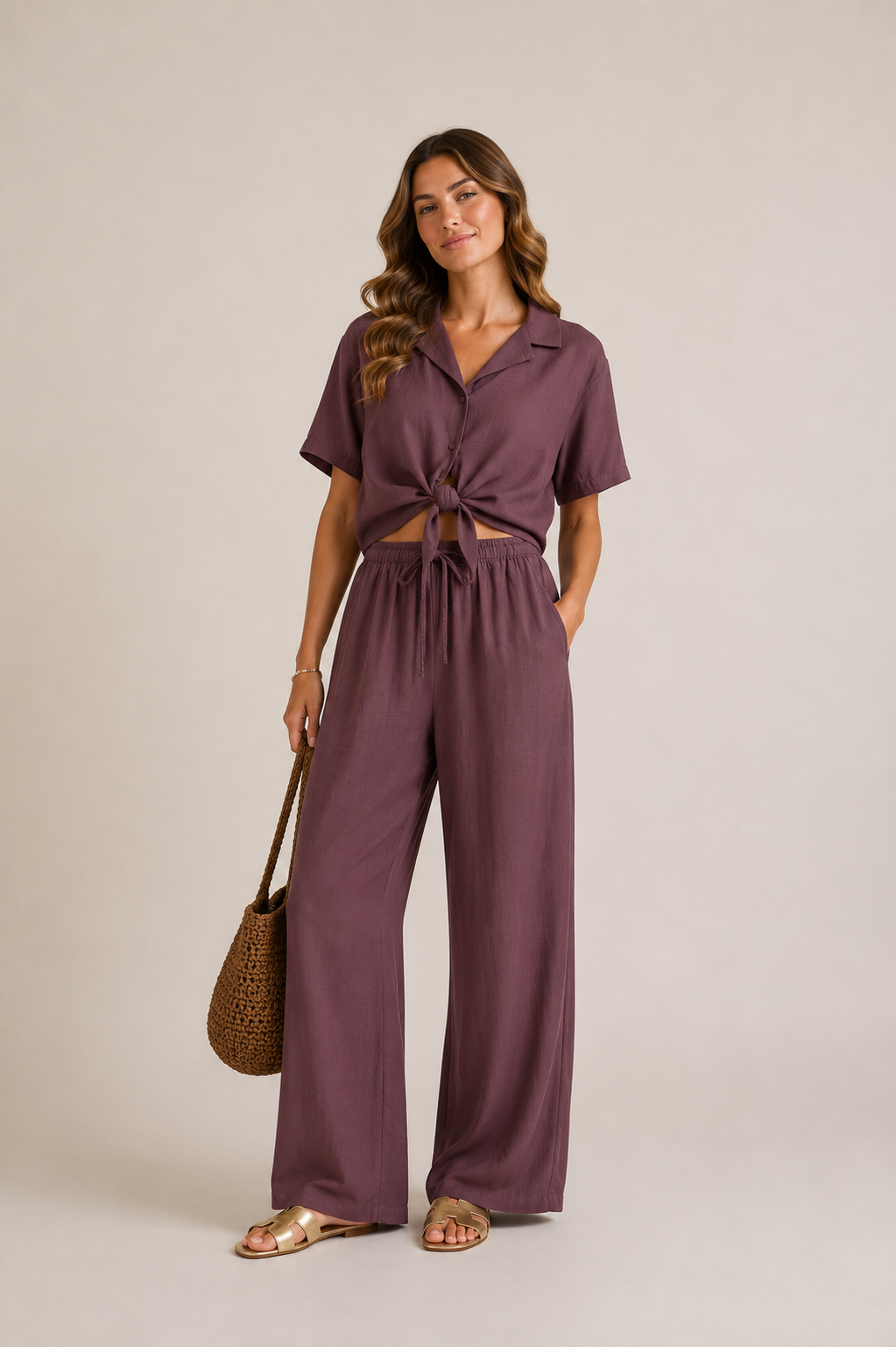 CAMICIA CROPPED LINO JDY
