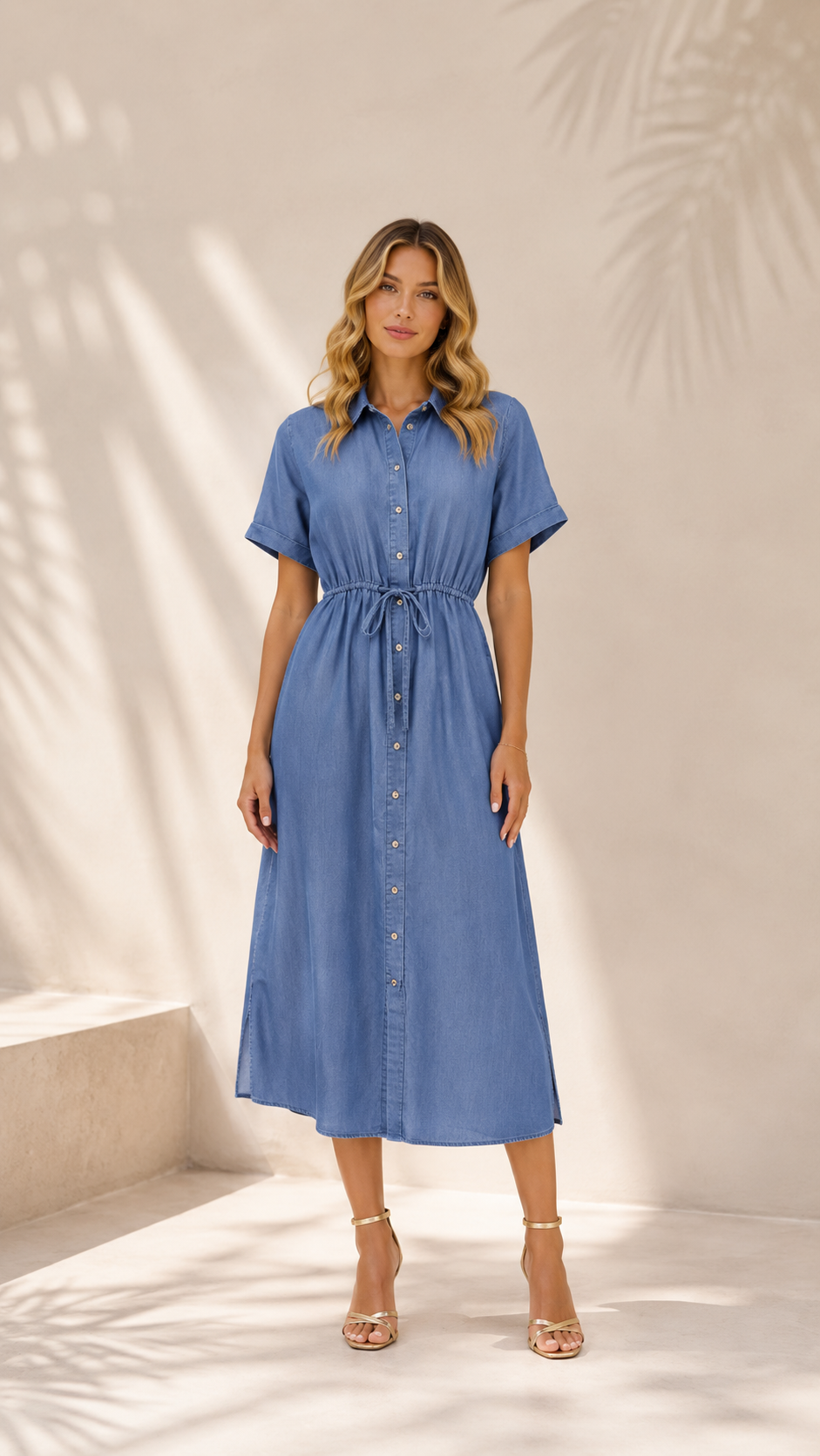 ABITO CHAMBRAY CHARIS ONLY