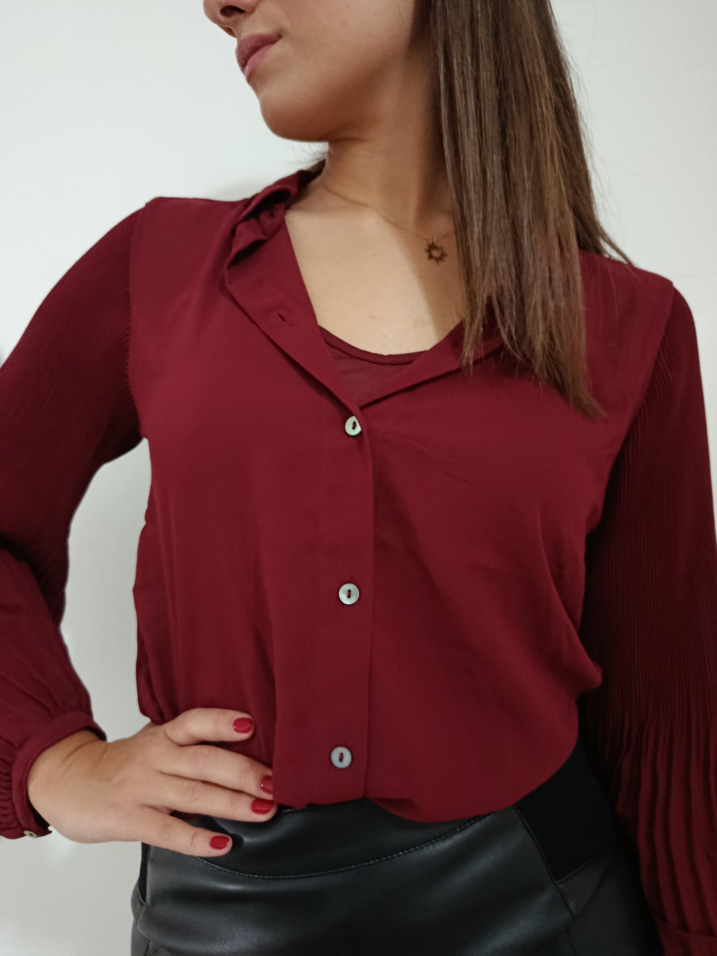 CAMICIA PLISSE'